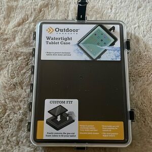 Watertight tablet case